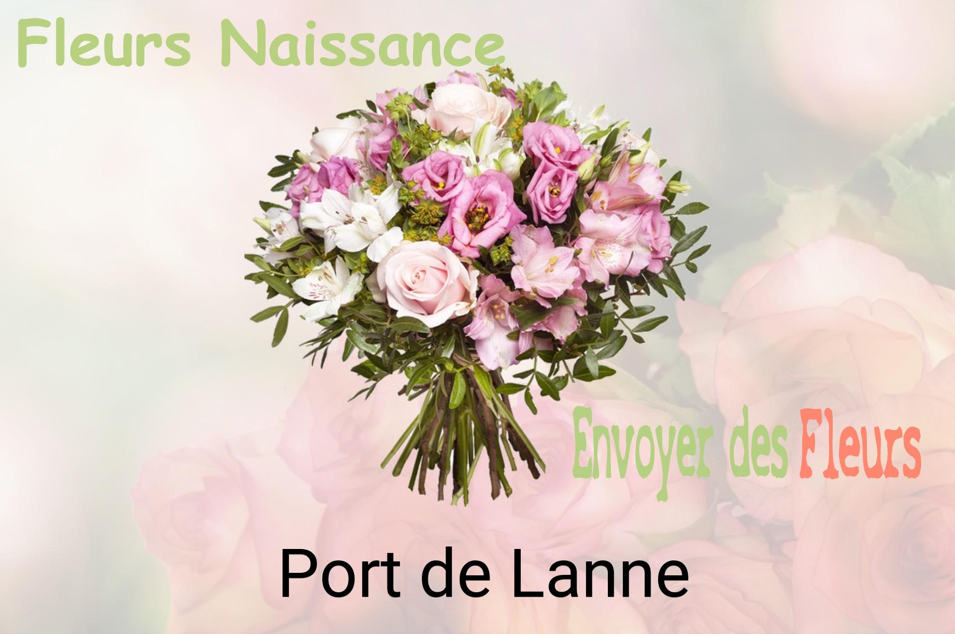 Bouquet de fleurs de naissance livré à Port-de-Lanne